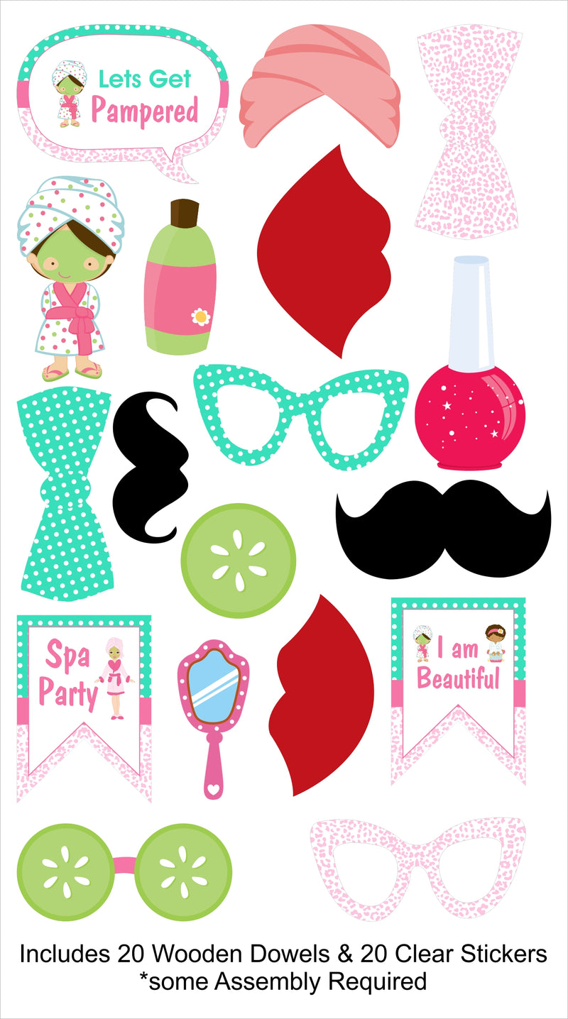 Buy Spa Theme Birthday Party Photo Booth Props Kit | Party Supplies | Thememyparty – Theme My Party buy-spa-theme-birthday-party-photo-booth-props-kit-party-supplies-thememyparty-theme-my-party