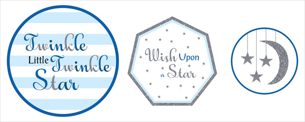 Twinkle Twinkle Little Star theme Birthday Party Table Toppers for Decoration