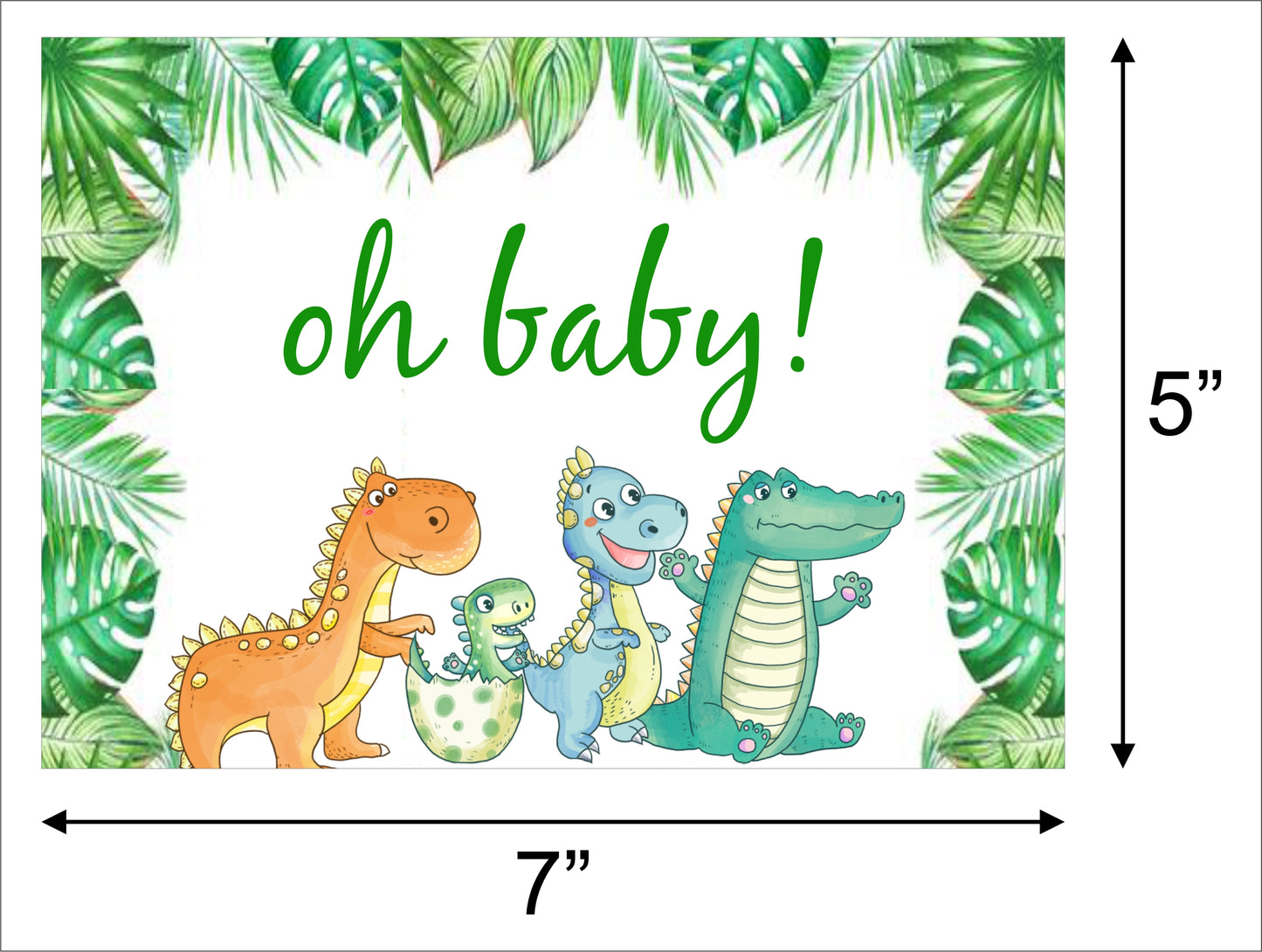 Jungle Theme Birthday Party Backdrop