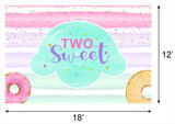 Two Sweet Theme Birthday Table Mats for Decoration