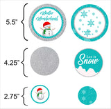 Winter Wonderland Theme Birthday Party Table Confetti for Decoration