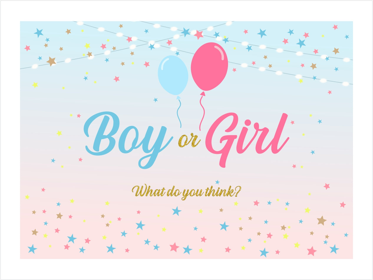 Baby Shower Party Backdrop 