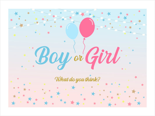 Baby Shower Party Backdrop 