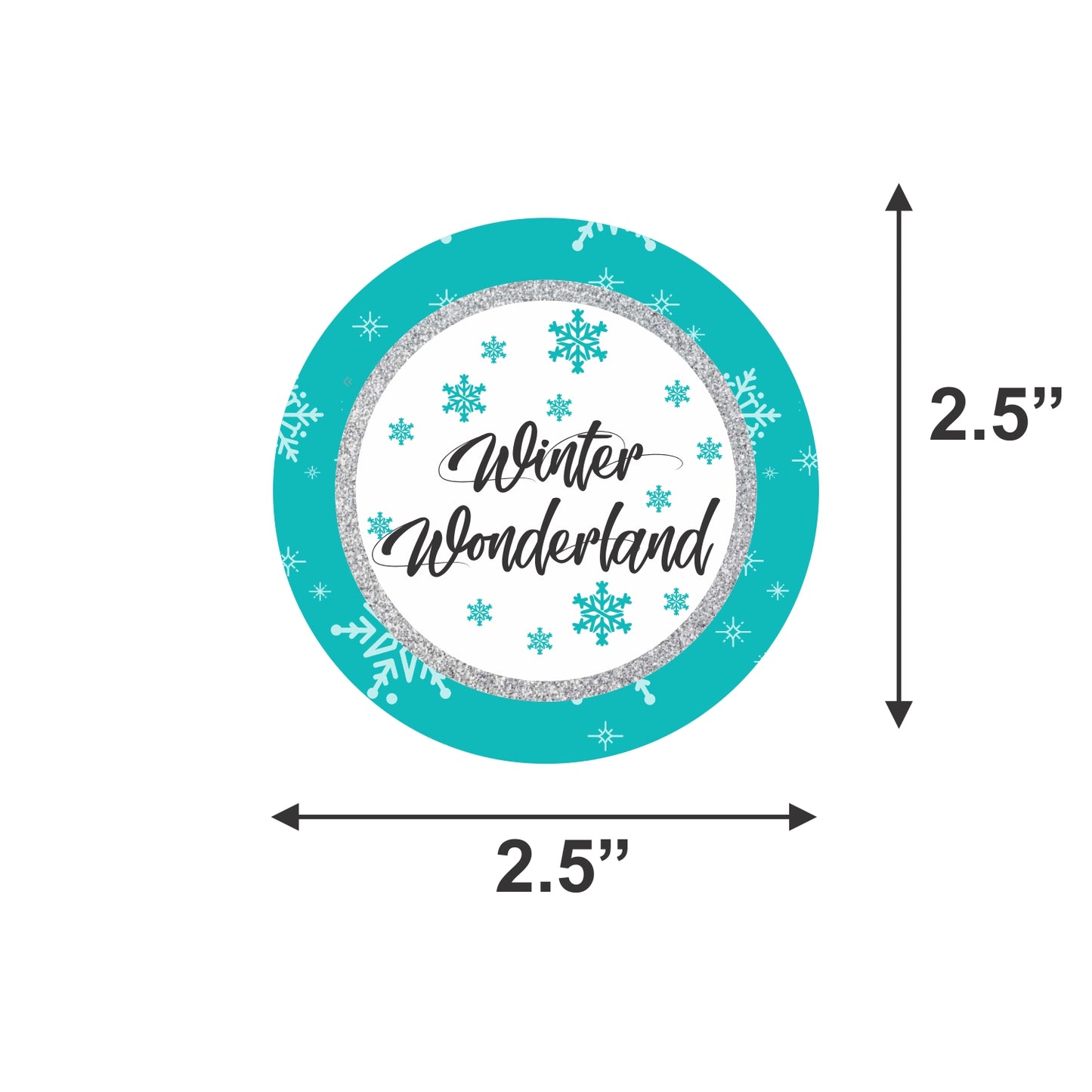 Winter Wonderland Birthday Party Thank You Gift Tags