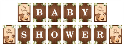 Oh Baby Party Banner for Decoration