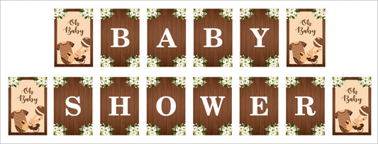 Oh Baby Party Banner for Decoration