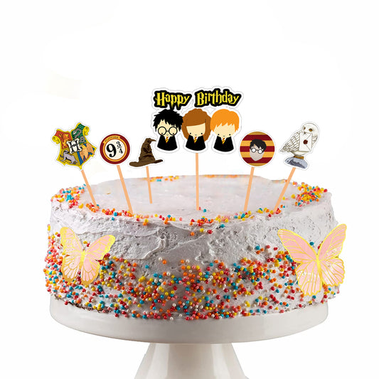 Harry Potter Theme Birthday Party Cake Topper /Cake Decoration Kit