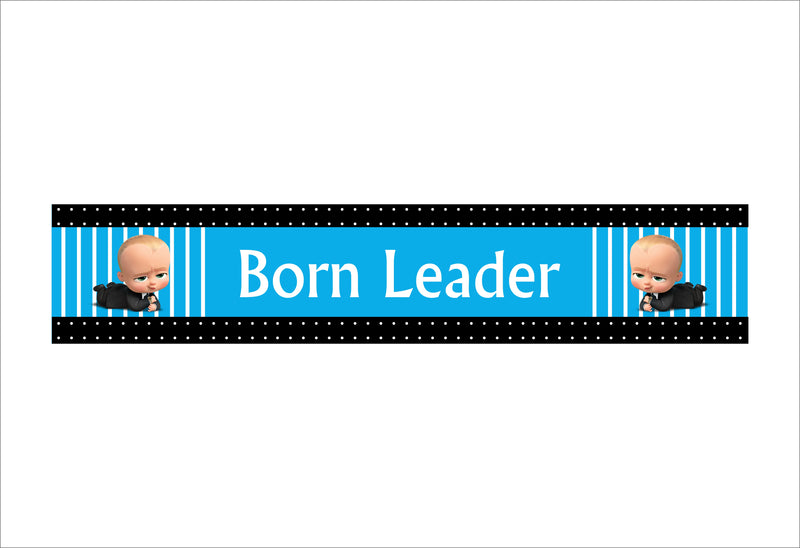 Boss Baby Theme Birthday Long Banner for Decoration