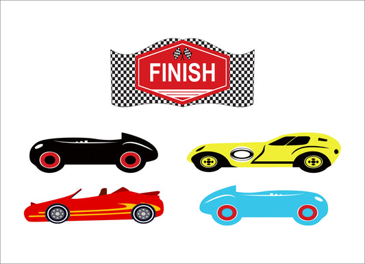Cars Birthday Party Cutouts