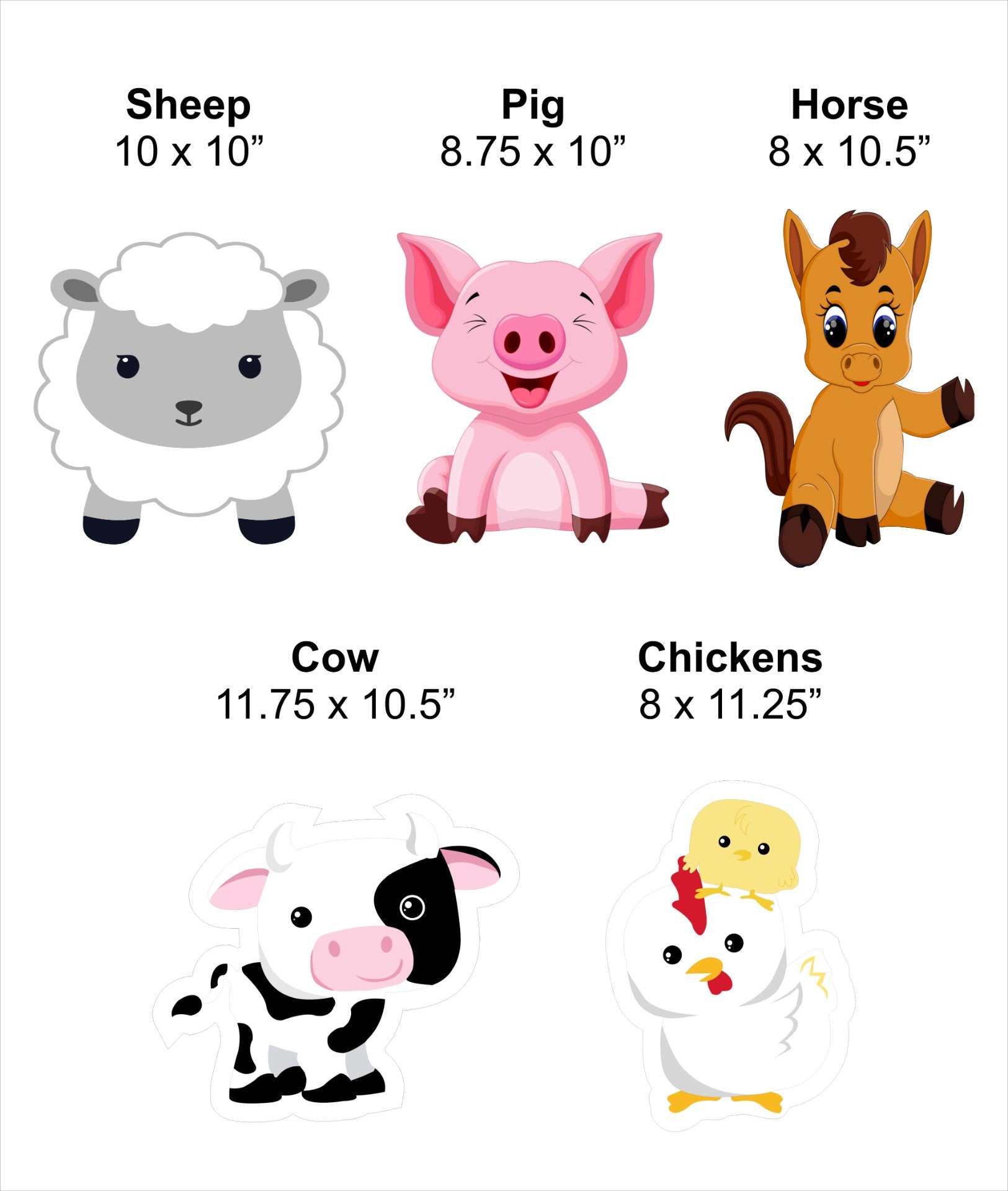 Buy Farm Animal Birthday Party Decoration| Party Supplies
