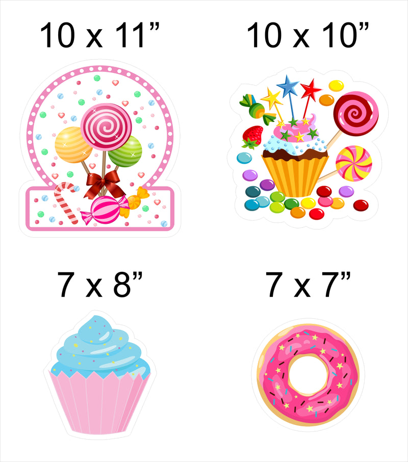 Candy Land Theme Birthday Party Hanging Set for Decoration