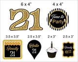21st Birthday Party Cake Topper /Cake Decoration Kit