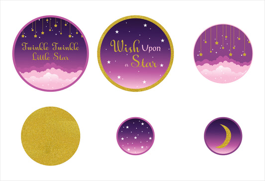 Twinkle Twinkle Little Star Theme Birthday Party Table Confetti for Decoration