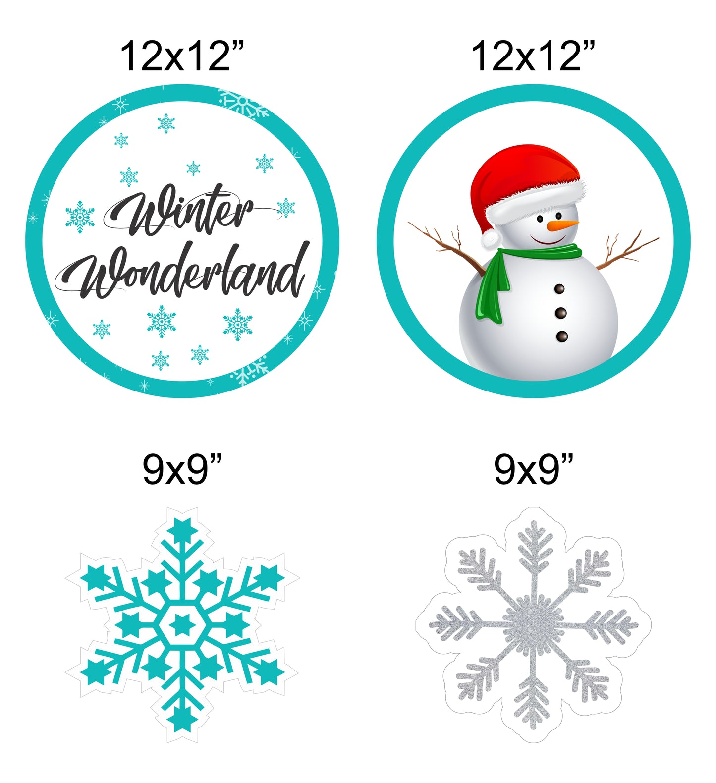 Winter Wonderland Theme Birthday Party Hanging Set for Decoration
