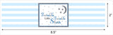 Twinkle Twinkle Little Star - Boy Birthday Party Water Bottle Sticker Labels ( Set Of 10)
