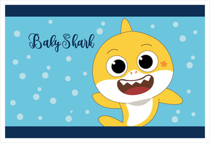 Baby Shark Theme Birthday Table Mats for Decoration