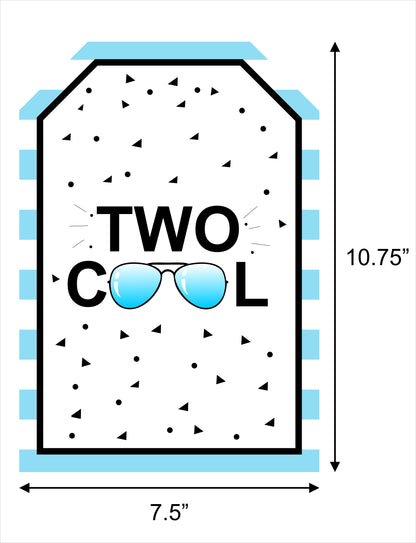 Two Cool Theme Birthday Paper Door Banner for Wall Decoration 
