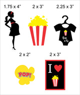 Ready to Pop Party Cake Topper /Cake Decoration Kit