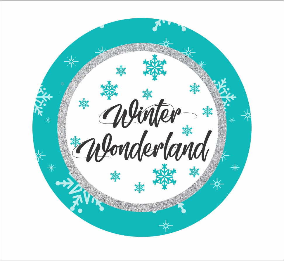 Winter Wonderland Birthday Party Thank You Gift Tags