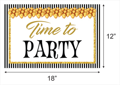 Milestone Birthday Table Mats for Decoration