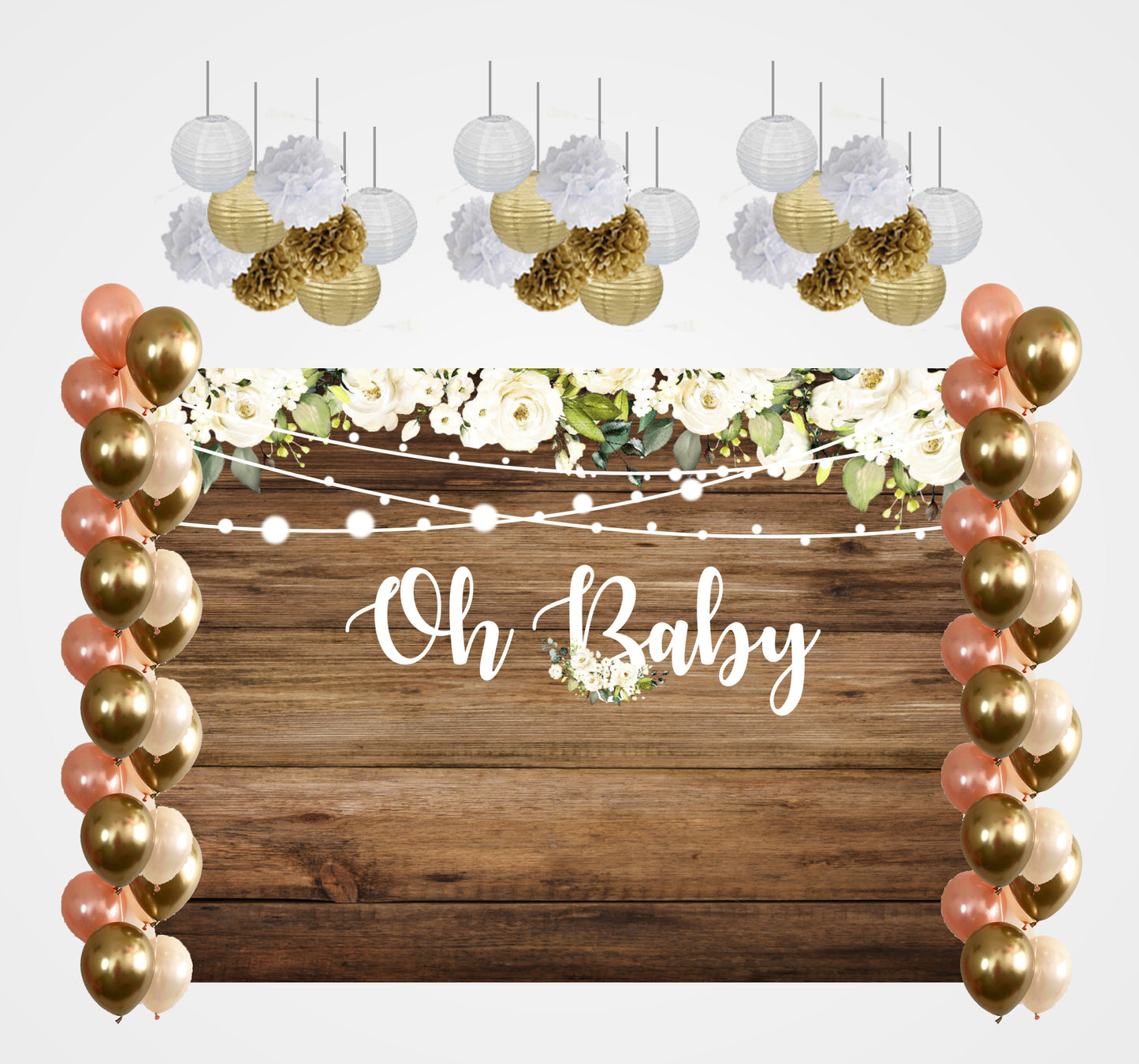 Oh Baby Party Complete Decoration Kit 