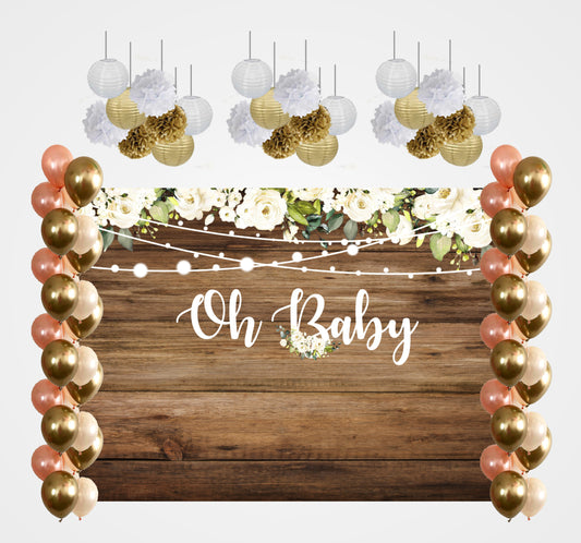 Oh Baby Party Complete Decoration Kit 