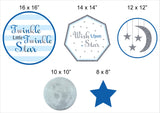 Twinkle Twinkle Little Star Theme Birthday Party Cutouts