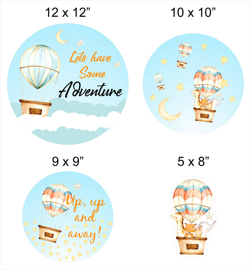 Hot Air Theme Birthday Party Theme Hanging Set for Decoration