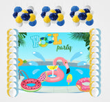 Pool Party Birthday Complete Decoration Kit 