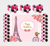Oh La La Paris Theme Birthday Party Complete Decoration Kit 