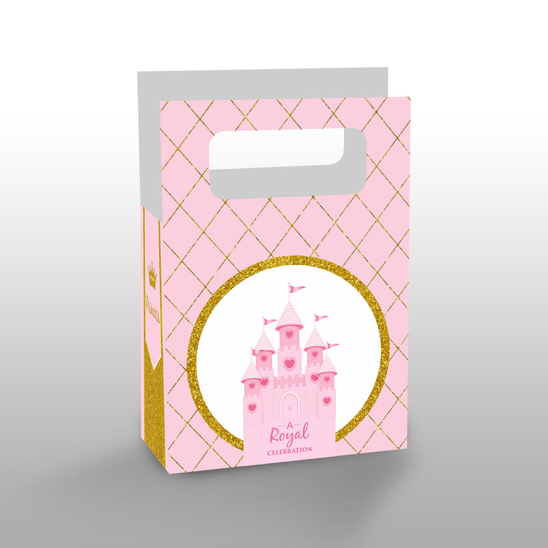 Crown Princess-Girls Favor Box/Return Gift Tag(Pack Of 6)