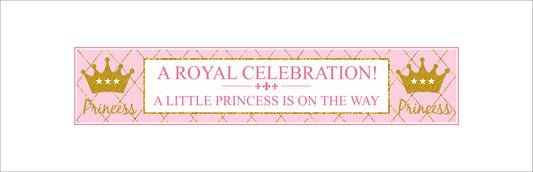 Princess Birthday Party Long Banner for Decoration