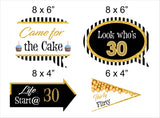 30th Birthday Party Photo Booth Props Kit