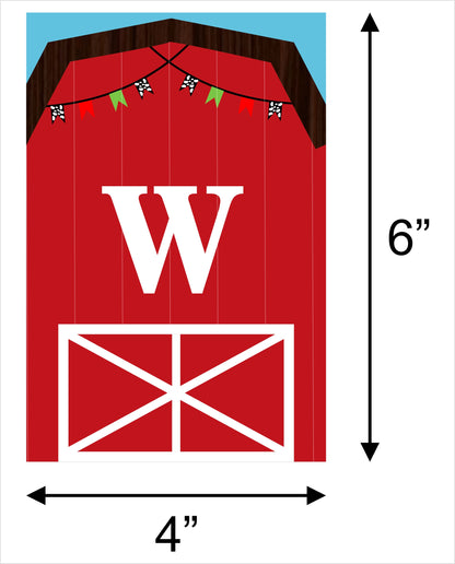 Farm Animal Theme Banner For Welcome Baby Decoration