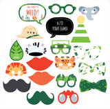 Jungle Theme Birthday Party Photo Booth Props Kit