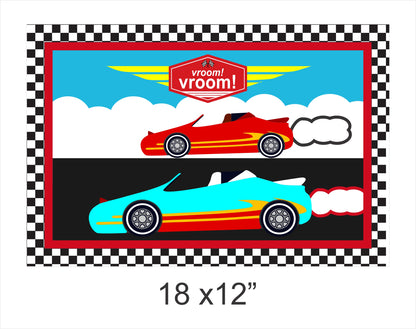 Cars Birthday Table Mats for Decoration
