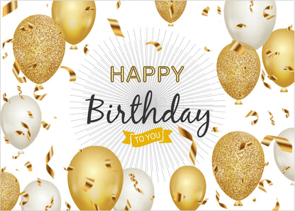 Joyful Birthday Party Backdrop 