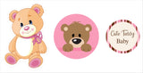 Cute Teddy theme Welcome Baby Girl Table Toppers for Decoration 