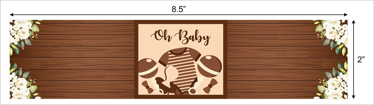 Oh Baby Water Bottle Labels  