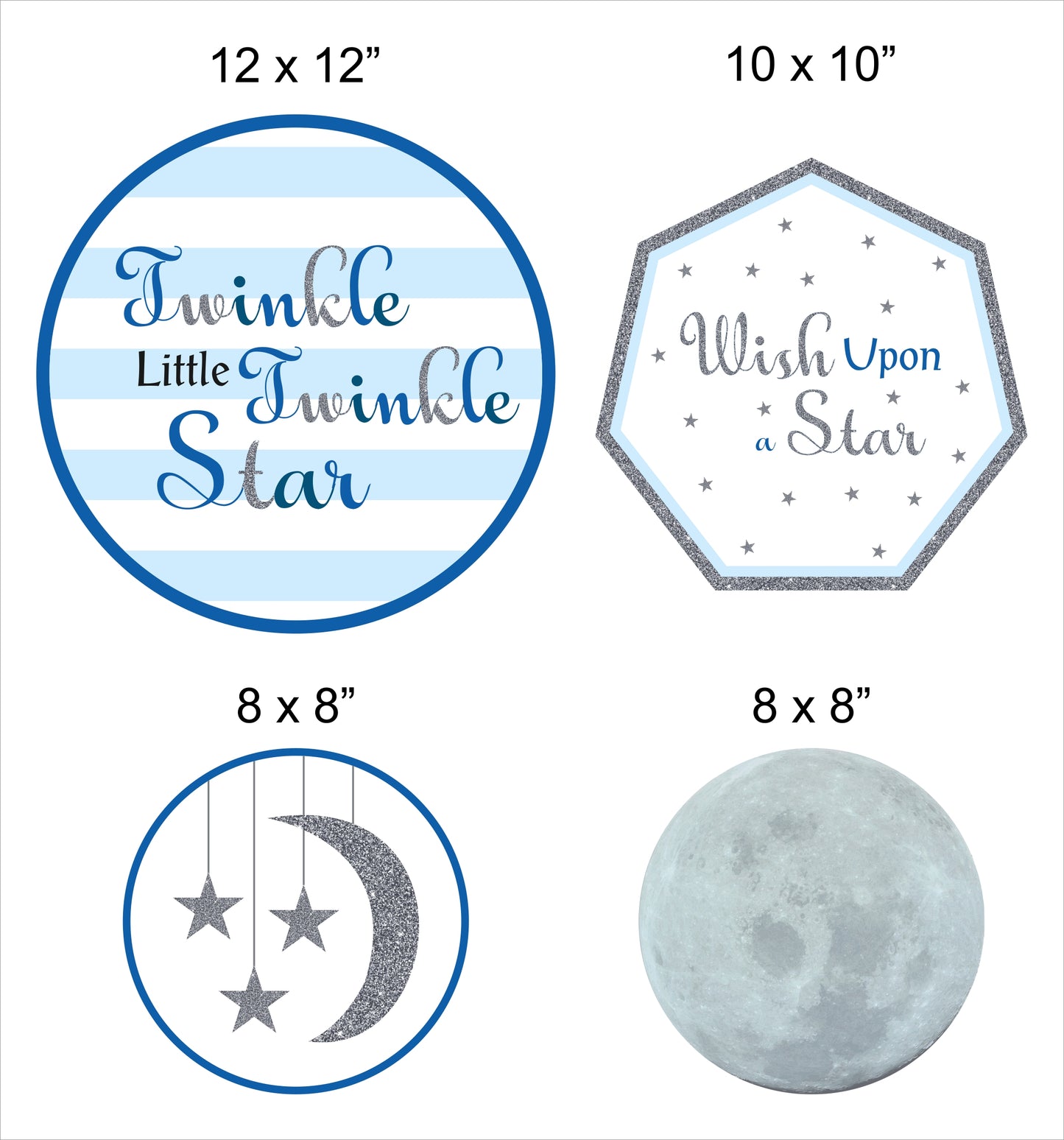 Twinkle Twinkle Little Star Theme Birthday Party Theme Hanging Set for Decoration