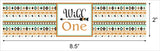 Wild One Theme Water Bottle Labels
