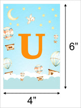 Hot Air Theme Birthday Party Banner for Decoration