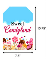 Candy Land Theme Birthday Party Hanging Set for Decoration