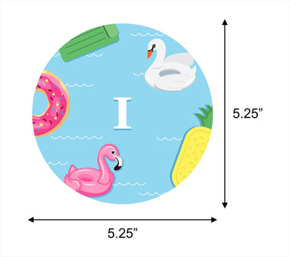 Pool Party Birthday Banner for Decoration
