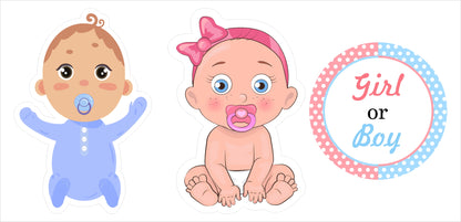 Baby Shower Party Table Toppers for Decoration 