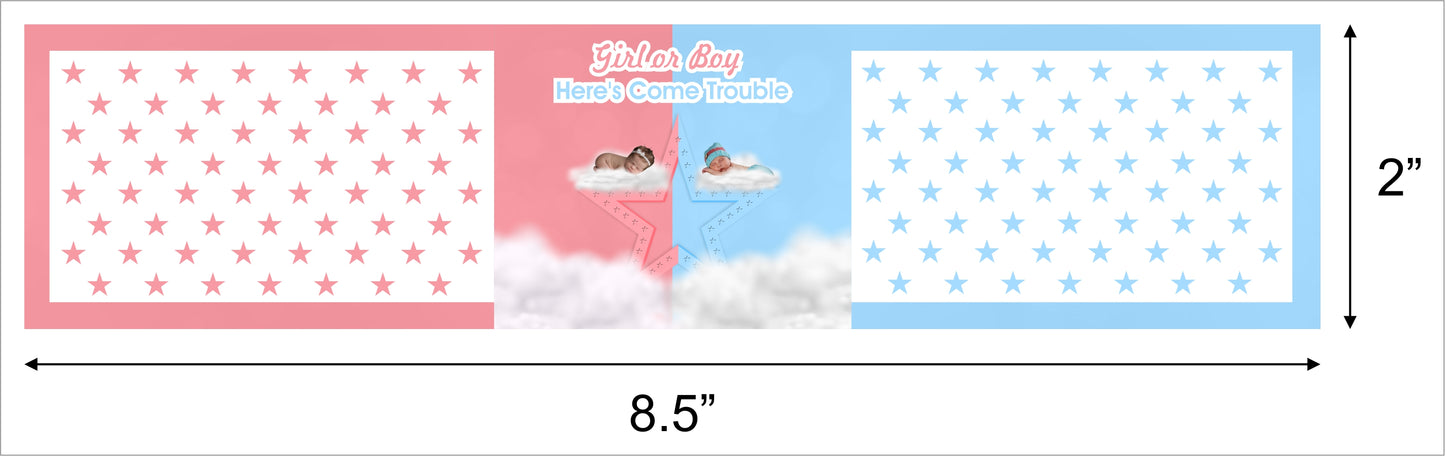 Baby Shower Water Bottle Labels  