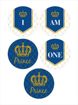 Prince I Am One Banner Birthday Decoration
