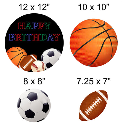 Sports  Theme Birthday Party Theme Hanging Set for Decoration 