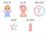 Baby Shower Party Cake Topper /Cake Decoration Kit