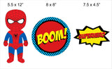 Super Hero theme Birthday Party Table Toppers for Decoration 